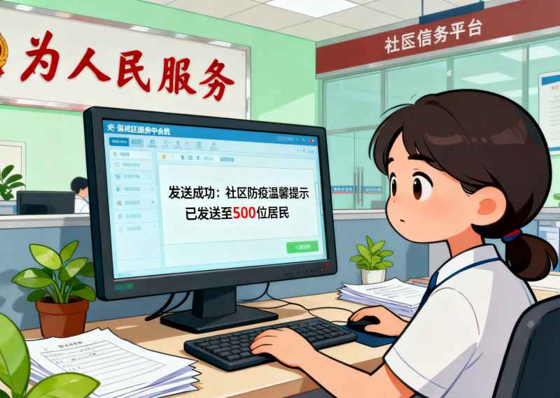 秒信通106短信平台助力社区服务“最后一公里”